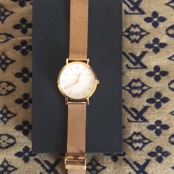 Rosefield Mercer Rose Gold Mesh Women’s Watch - Picture 3 of 5